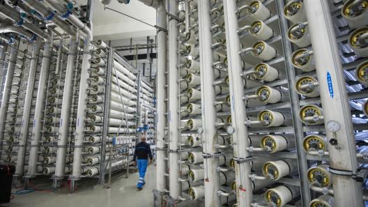 Traitement de l'eau par nanofiltration à la station de la SWDE à Stembert